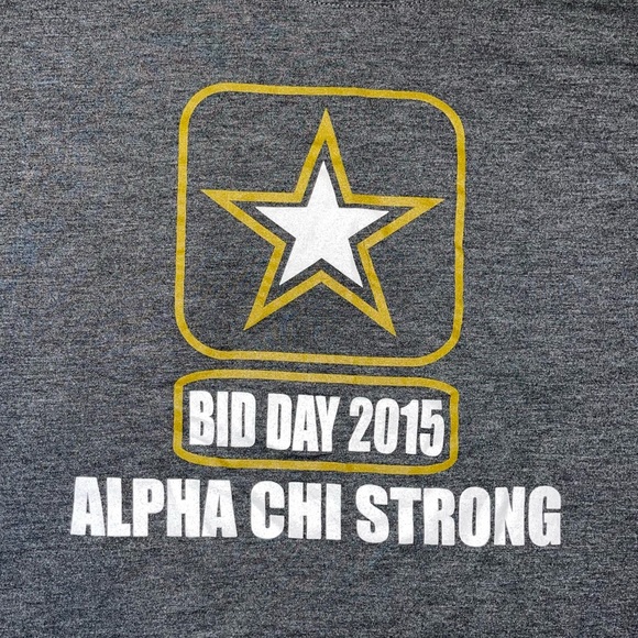 Bella Canvas Alpha Chi Omega Scoop Neck Shirt - Picture 2 of 2